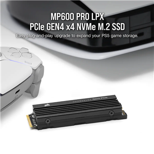 Corsair MP600 PRO LPX 500 ГБ для PS5, черный - SSD