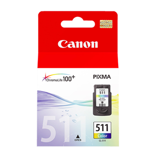 Rašalo kasetė Canon CL-511, Spalvota 2972B001