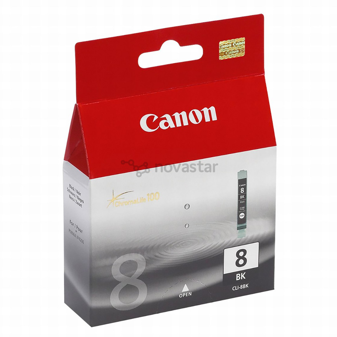 Rašalo kasetė Canon CLI-8BK, Juoda