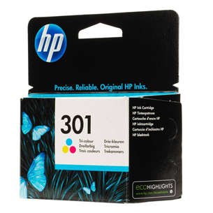 Rašalo kasetė HP 301, Spalvota CH562EE#UUS