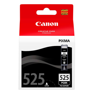 Rašalo kasetė Canon PGI-525PBK, Juoda 4529B001