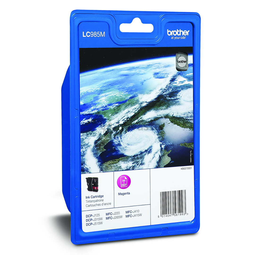 Rašalo kasetė Brother LC-985M, Rožinė