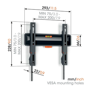 Sieninis laikiklis Vogels TVM 3203 19-50'' televizoriams