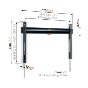 Sieninis laikiklis Vogels TVM 3603 40-100'' televizoriams