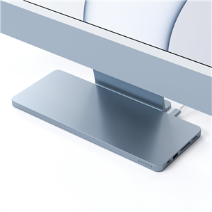 Satechi USB-C Slim Dock for 24'' iMac, голубой - Док-станция