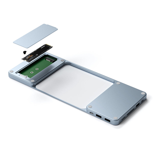 Satechi USB-C Slim Dock for 24'' iMac, light blue - Dock