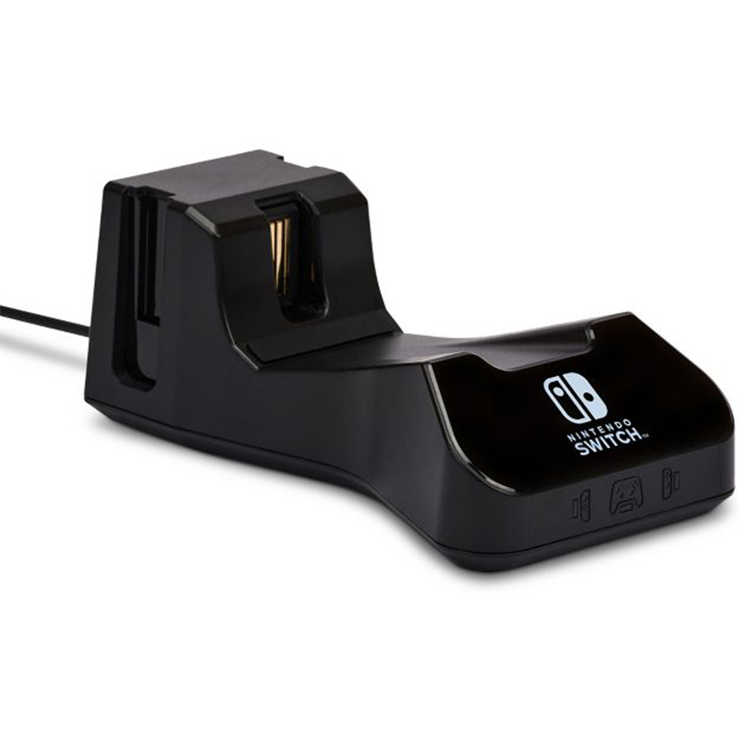PowerA Nintendo Switch Controller Charging Base, черный - Зарядное устройство для контроллеров