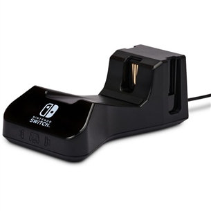 PowerA Nintendo Switch Controller Charging Base, black - Controller charger