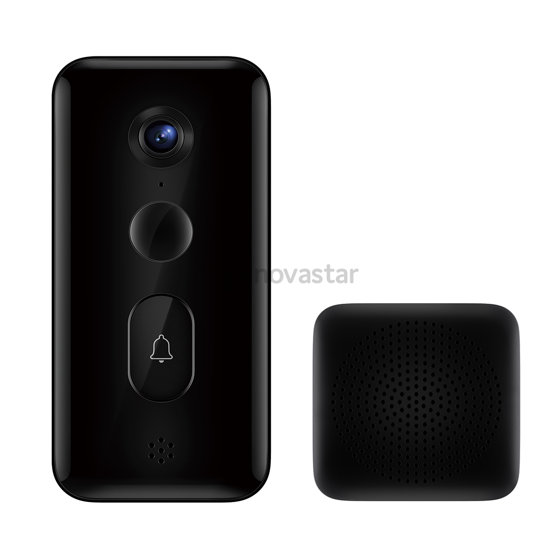 Išmanusis skambutis su kamera Xiaomi Smart Doorbell 3, Wi-Fi, black