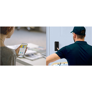 Išmanusis skambutis su kamera Xiaomi Smart Doorbell 3, Wi-Fi, black