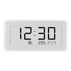 Xiaomi Mi Temperature and Humidity Monitor Clock, белый - Датчик температуры и влажности с часами