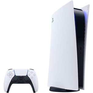 Sony PlayStation 5 Digital Edition, white/black - Gaming consule