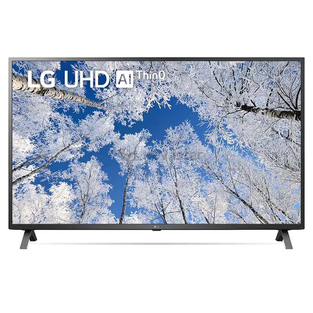 LG UQ7000, 50", 4K UHD, LED LCD, feet stand, black - TV