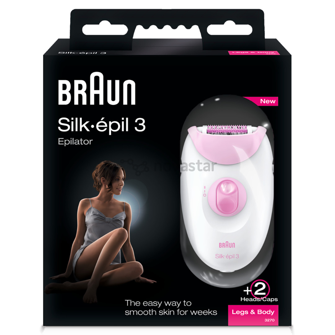 Braun Silk-épil 3, baltas - Epiliatorius