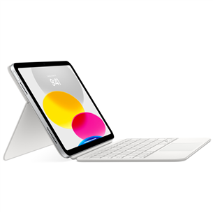 Apple Magic Keyboard Folio, iPad 10, SWE, белый - Чехол-клавиатура