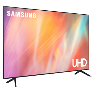 Samsung AU7022, 65'', Ultra HD, LED LCD, боковые ножки, черный - Телевизор