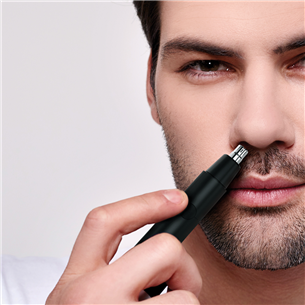 Valera, black - Nose, ear, eyebrow and detail trimmer