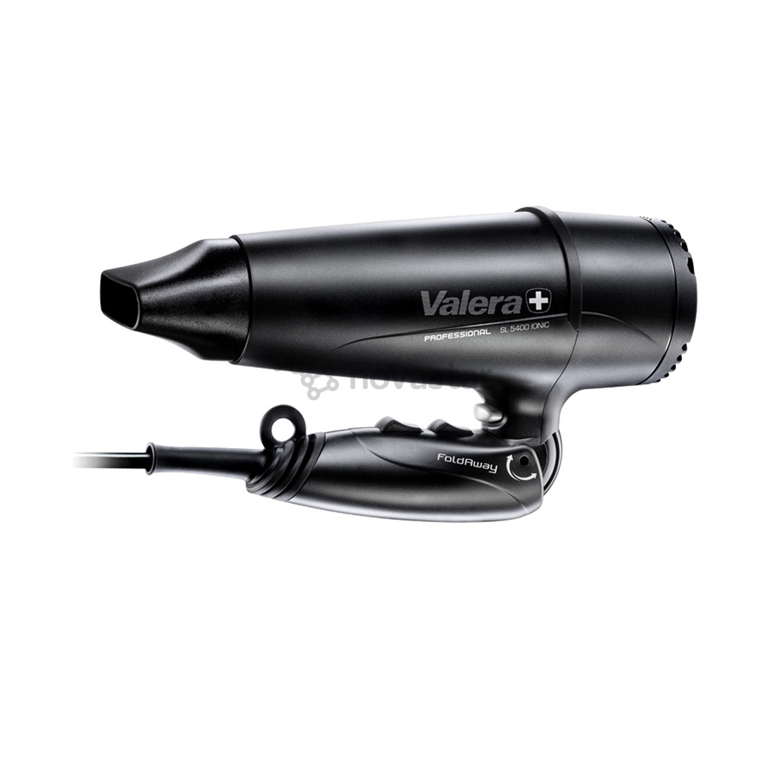 Valera Swiss Light 5400 Fold-Away, 2000 W, black – Foldable hair dryer