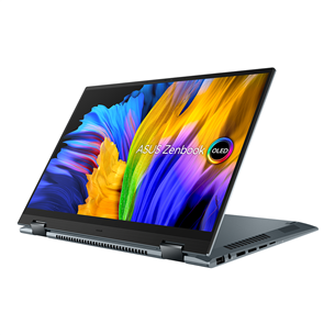 Asus Zenbook 14 Flip OLED, 14'', 2.8K, i7, 16 GB, 1 TB, touch, gray - Notebook