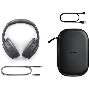 Bose QC 45, серый - Накладные беспроводные наушники