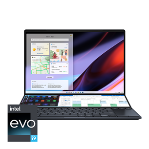 Nešiojamas kompiuteris ASUS Zenbook Pro 14 Duo OLED, 2.8K 120Hz, touch, i9, 32GB, 2TB, RTX3050Ti, ENG