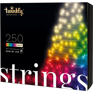 Twinkly Special Edition 250 RGB+W LED String (Gen II) - Smart Christmas Lights