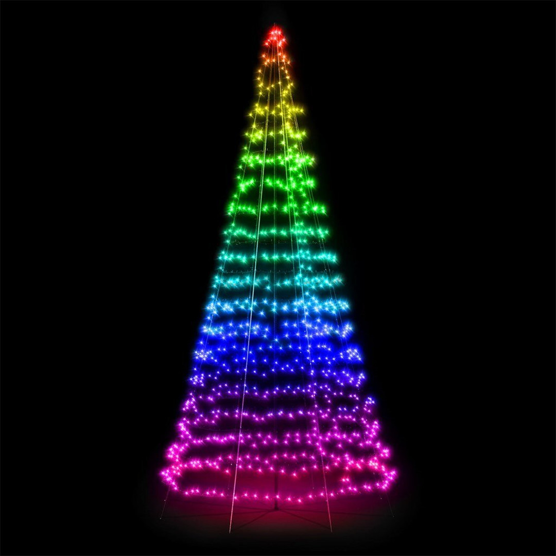 Išmanioji kalėdinė eglutė Twinkly Light Tree 3D, 300 LEDs, IP44, 2 m