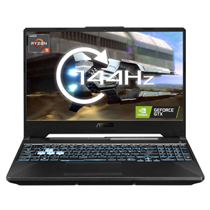 Nešiojamas kompiuteris Asus TUF Gaming A15, 15.6'', AMD Ryzen 7 4800H/GeForce RTX 3050/512 GB SSD/16 GB RAM/W11H/ENG FA506ICB-HN114W