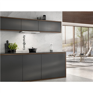 Miele, 600 м³/ч, ширина 59,6 см, нерж. сталь - Интегрируемая вытяжка