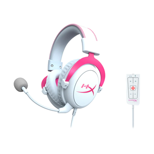 HyperX Cloud II, white/pink - Headset