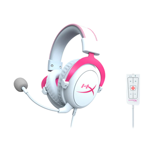 Ausinės HyperX Cloud II, pink