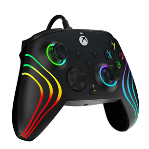 Žaidimų pultelis PDP, Xbox Series X|S & PC, Black Afterglow Wave Wired Controller