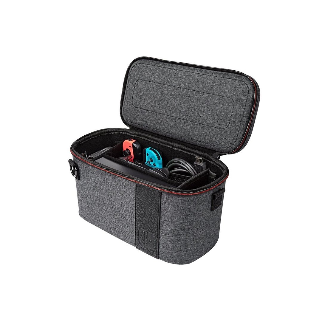 Dėklas PDP Nintendo Switch Pull-N-Go Case Elite Edition, gray
