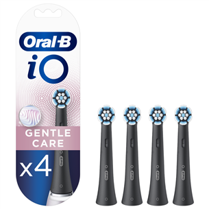 Braun Oral-B iO Gentle Care Black, 4 шт., черный - Насадки для зубной щетки