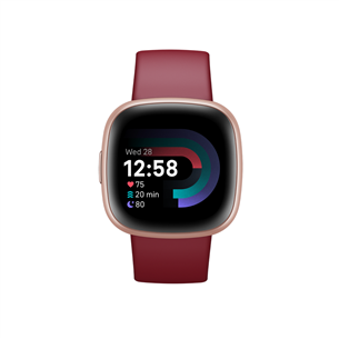 Išmanusis laikrodis Fitbit Versa 4, Beetroot/Copper