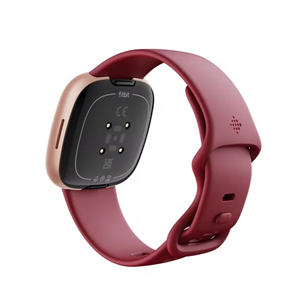 Fitbit Versa 4, beetroot/copper - Smart watch