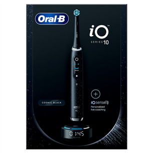 Braun Oral-B iO 10, juodas - Elektrinis dantų šepetėlis