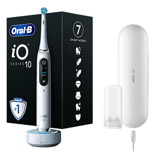 Elektrinis dantų šepetėlis Braun Oral-B iO 10, Baltas IO10WHITE