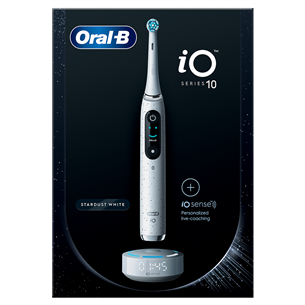 Elektrinis dantų šepetėlis Braun Oral-B iO 10, Baltas