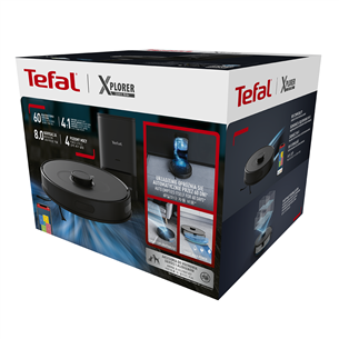 Tefal X-PLORER Serie 75 S+, black - Robot vacuum cleaner