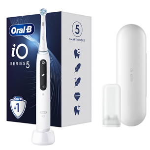 Elektinis dantų šepetėlis Braun Oral-B iO5, Baltas IO5WHITE