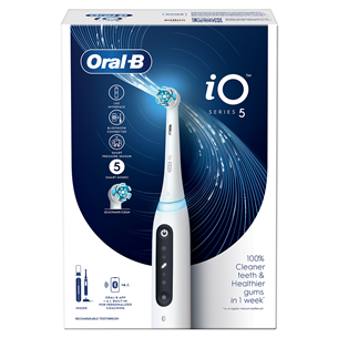 Braun Oral-B iO 5, white - Electric toothbrush