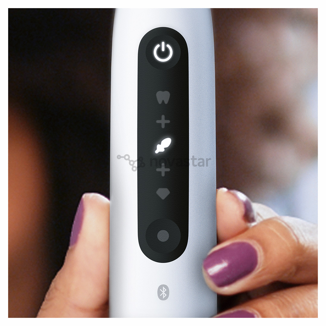 Braun Oral-B iO5, baltas - Elektrinis dantų šepetėlis