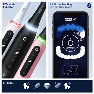 Braun Oral-B iO 5, белый - Электрическая зубная щетка