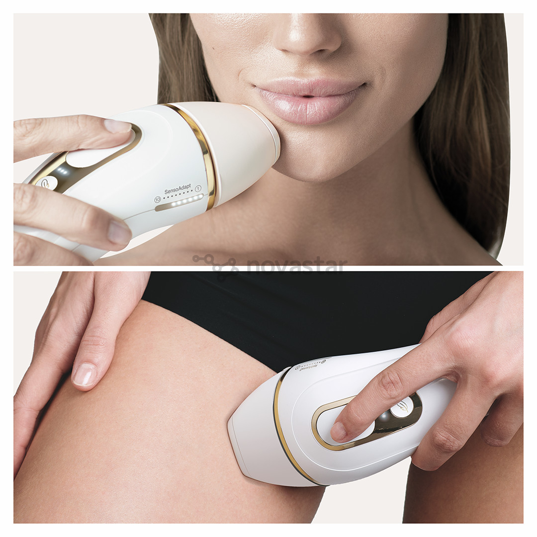 Braun Silk-expert Pro 5 IPL, белый/золотистый - Фотоэпилятор