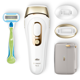 Braun Silk-expert Pro 5, gold/white - IPL Hair Removal PL5154