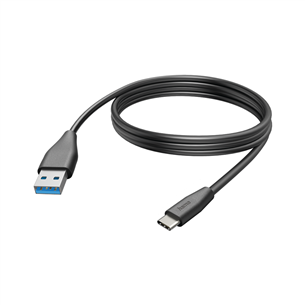 Hama Charging Cable, USB-A, USB-C, 3 m, black - USB Cable