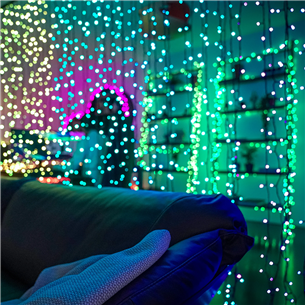 Išmanioji kalėdinė girlianda Twinkly Curtain, 210 LEDs, IP44