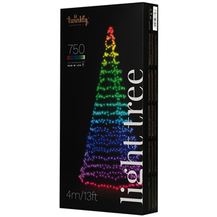 Išmanioji kalėdinė eglutė Twinkly Light Tree 3D, 750 LEDs, IP44, 4 m