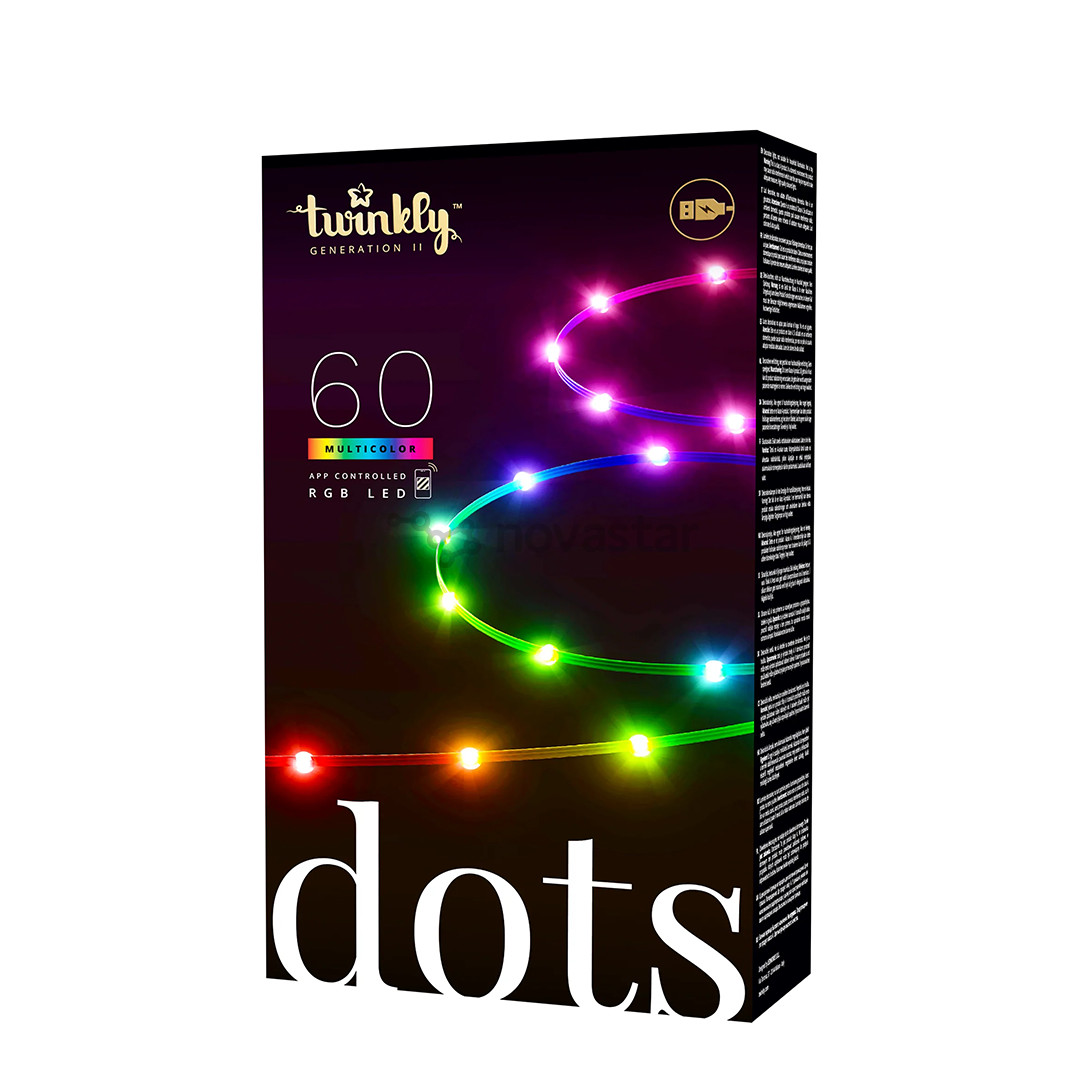 Twinkly Dots, 60 светодиодов, IP20, 3 м, белый - Умная светодиодная лента